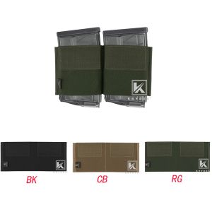 Holsters Krydex Spirittus Style 7.62 HK Double Magazine Insert Pouch pour Micro Fight 3 4 Chiffre Élastique Elastic Build Magazine Holder