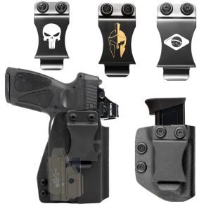 Holsters Kydex Étui interne pour Taurus G3 Toro plein avec Olight Pl Mini 2 Valkyrie 600 Lumens Lulight Laser Optic Red Dot Sight