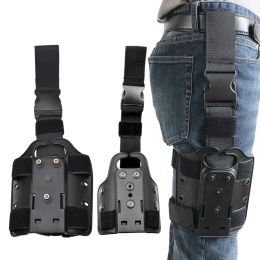 Plataforma de pierna de caída táctica de Holsters para Glock 17 19 Colt 1911 P226 USP Pistola Pistola Holla Holster Accesorios de armas de caza