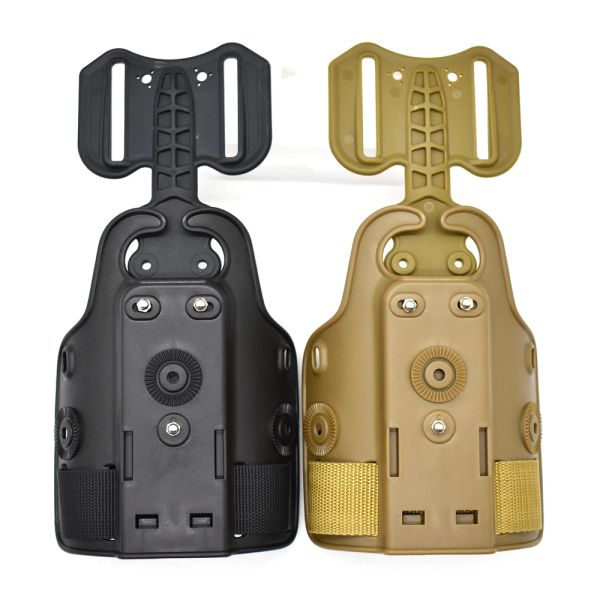 Holsters Tactical Leg Gun Holster Plateforme pour Glock 17 19 Beretta M9 SIG P226 AIRSOFT DROP CHIGH PISTOL ADAPTATEUR DE PALDLE POUR LA CHASSE