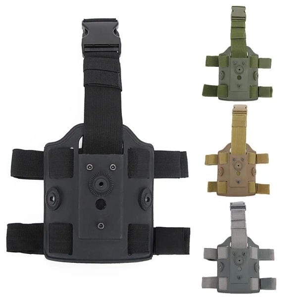 Holsters Tactical Leg Holster Adapter Platform Drop Coute Holster Pouche dissimulée pour Glock Pistol Holster Paddle Hunting Gear