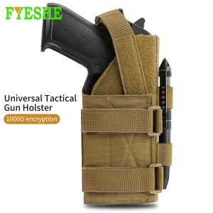 Holsters Holster de pistolet tactique universel Piste de pistolet à courroie modulaire pour la main droite G17 18 19 26 34 Étui à fusil militaire pour 1911 Glock