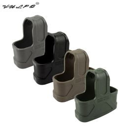 Holsters Vulpo 10PCS/NAVO 5.56 Rubberen kooi Loops Fast Mag 1pcs 5.56 Magazine Pouch voor AirSoft M4/M16 Magazine Assist