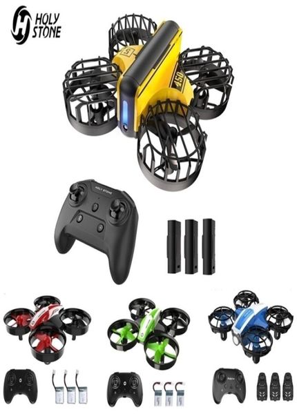 Holy Stone HS450210330 Mini Drone RC Drones sans tête Quadrocopter One Key Land Auto vol stationnaire 3 Batteries hélicoptère 2202246269954