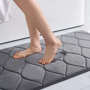 Homaxy Traagschuim Badkamer Badmat Zacht Antislip Tapijt Absorberend Vloerkleed Deurmat Douche Tapijt Keuken Slaapkamer Decoratief 240129