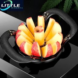 Accueil 812 lame en acier inoxydable couteau de coupe de pomme éplucheur de poire trancheuse ustensiles de fruits outil de carottage accessoires cuisinier Gadget 240226