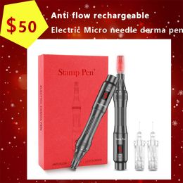 Home beauty drpen dermapen profesional microneedling roller led derma pen light 7 Color Precio vibrar 5 niveles de mesoterapia rápida mesopen gun