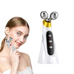 Home Beauty Instrument 3D EMS Masse-visage Masseur Rouleau de beauté Anti-âge Ruson Autange Lifte Rechargeable Perte de poids en V-Face Q240507