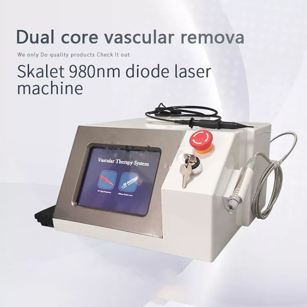 Accueil Beauté Instrument 980nm Diode Laser Lisse Doux Tissus Enlèvement Thérapie Spider Vein Removal Salon Haute Puissance Machine