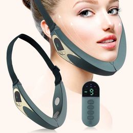 Home Beauty Instrument Masseur facial en forme de V électrique pour soulever les rides du cou chauffant à double menton chirurgie en plastique et à l'instrument de beauté Q240508