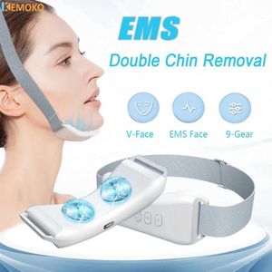 Home Beauty Instrument EMS V-FACE MASSAGE PLASTIQUE Intelligent Electric Facial pour la perte de poids Double Chin Équipement de firmes