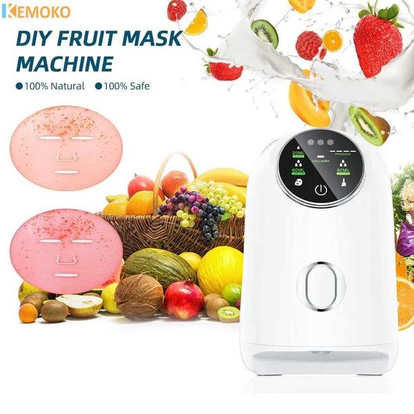 Instrumento de belleza en el hogar Máscara facial facial fabricando a la máquina Home bricolaje fruta natural colágeno salón de belleza automática spa Q240508