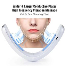 Home Beauty Instrument Facial Slimming Instrument Small-Belt Beauty Double Chin Massageur Masser Condes de sommeil et amélioration de la tension Q240507