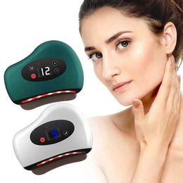 Home Beauty Instrument Guasha Scraping Board USB Laad Massage Hele lichaam Meridian baggeren Elektrische massager Q240508