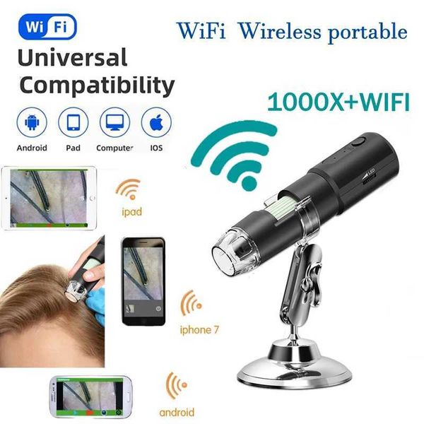 Home Beauty Instrument HD 720p SALIDE ET CARE CAPIAL MICRO CAMERA WiFi Wireless Skin Detector Examination Q240508