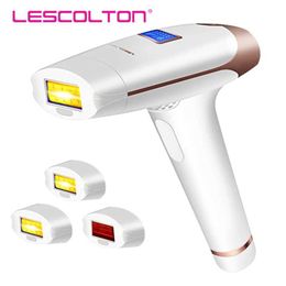 Home Beauty Instrument Lescolton T009I 4IN1 IPL Machine d'épilation IPL Permanent Laser 1000000 Pulse Q240507