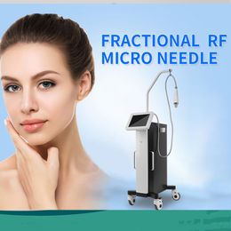 Accueil Instrument de beauté Nouveau dans la machine à micro-aiguilles fractionnelles verticales RF avec radiofréquence R-F raffermissant les cicatrices d'acné Enlèvement des vergetures