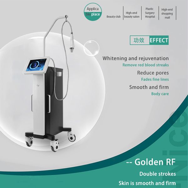 Instrumento de belleza para el hogar Nueva máquina de microagujas fraccionadas verticales RF con radiofrecuencia R-F Estiramiento de la piel Cicatrices de acné Eliminación de estrías