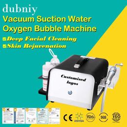 Home Beauty Instrument Portabel Adsorption Adsorption Machine à bulles d'oxygène pour régénération cutanée Centre hydratant de nettoyage facial profond Q240508