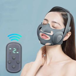 Home Beauty Instrument Portable Face Louting Instrument Electric Massageur Micro Current EMS Mask Mask Bandage Care V FACIAL V MACHINE HOME Q240508