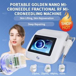 Home Beauty Instrument R/F Microneedle Machine Skin Slagend Radiofrequency Intracel Fractional Needle Mesotherapy for Face