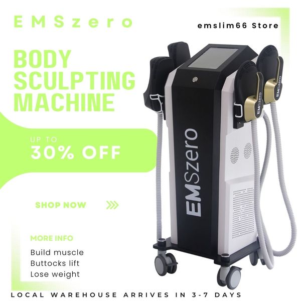 Máquina de belleza del estimulador muscular adelgazante Emszero 4 maneja esculpir esculpiendo dlsemslim fitness 14 tesla belleza en el hogar