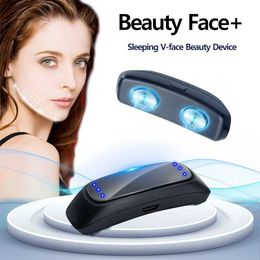 Home Beauty Instrument V-Face Device Massageur électrique intelligent pour éliminer le dispositif de beauté Sleep Douple Sleep Tool Sinmming Facial Q2405081