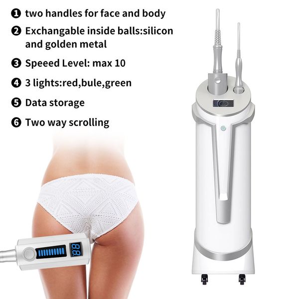 Accueil Instrument de beauté Type vertical Drainage lymphatique Réduction de la cellulite Rouleau de beauté Amincissant la machine Massage / Machine à rouleaux à bille intérieure