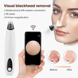 Home Beauty Instrument Visual Cohead Remover Vacuum Facial Nettoyage Acné Nettoyer Wifi micro appareil photo Élimination de la peau Black Spot Care Q240508