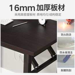 Descripción de la computadora del dormitorio de la casa mesa de estudio de escritorio de escritorio plegable escritorio de oficina simple escritorio económico Mesas mesa portátil Mesa jugador