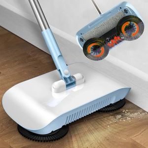 Thuis Bezem Robot Stofzuiger Mop Vloer Keuken Veegmachine Hand Push Magic Veegmachine Huishoudelijke Lui Schoonmaken Tool 240123