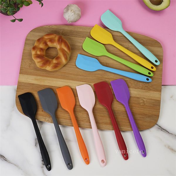 Accueil Gâteau Outils Cuisine Silicone Beurre Mélange Pâte Gâteau Spatule Boulangerie Bar Grattoir Outil De Cuisson Ustensiles De Cuisine LT494