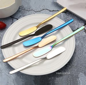 Home Cheese Knives multi -doele boter mes dessert roestvrijstalen jam spreider canape snijder voorgerechten sandwich cake crème gereedschap western cutlery keuken lt032