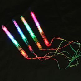Decoraciones navideñas para el hogar Varita intermitente LED Resplandor Light Up Stick Colorful Glow Sticks Concierto Fiesta Atmósfera Accesorios T2G5060