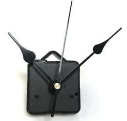 Home Clocks Diy Quartz Clock Beweging Kit Zwarte klokaccessoires Spindelmechanisme Reparatie met handsets aslengte 13 GH1 jllbwmd