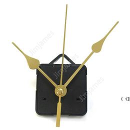 Relojes para el hogar Kit de movimiento de reloj de cuarzo DIY Accesorios de reloj negro Reparación del mecanismo de husillo con juegos de manos Longitud del eje 13 Mejor DAJ179