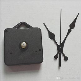 Inicio Relojes DIY Kit de movimiento de reloj de cuarzo Accesorios de reloj negro Mecanismo de husillo Reparación con juegos de mano Longitud del eje 13 Best H1268