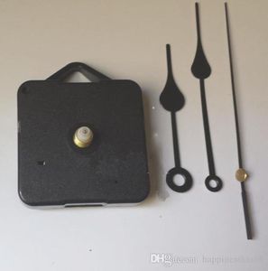 Inicio Relojes DIY Kit de movimiento de reloj de cuarzo Accesorios de reloj negro Mecanismo de husillo Reparación con juegos de mano Longitud del eje 13 Best H4569