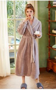 Home Kleding 2024 Pyjama's vrouwen herfst winter koraal dongente vrouw verdikkende flanel kamerjurk gemakkelijk pyjama pijama lingerie