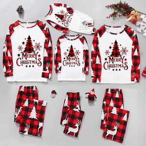 vêtements pour la maison Noël Famille Pyjama Élégant Imprimer Confortable Et Mignon Chaud Pyjama Noel Noël Ensemble Bébé Garçon Fille Vêtements 221202