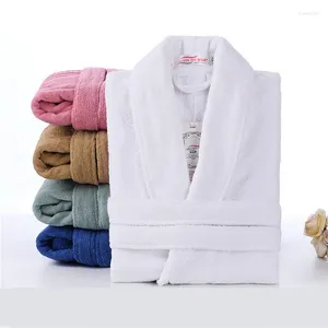 Huiskleding katoenen handdoekte Terry Robe Unisex Lovers Soft Bath Men and Women Nightrobe Sleepwear mannelijke casual badjas