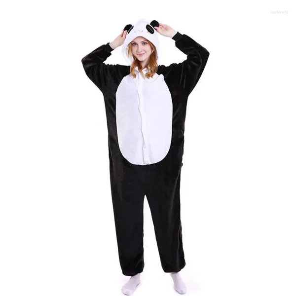 Maison de vêtements à domicile enfant garçons filles de fête des vêtements de fête pijamas pyjamas en flanelle pyjamas pyjamas caricatures caricatures panda animal panda