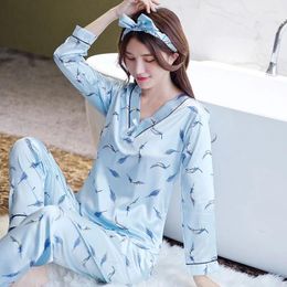 Accueil vêtements wavmit automne hiver 2024 femmes pyjamas en soie
