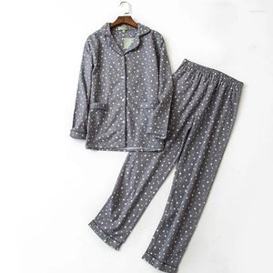 Home Clothing Women Pyjama Set Long Sleeve Tops 2024 Herfst Koreaanse stijl Sweet Fashion Pants Twee sets onderdelen