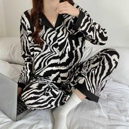 home Clothing Femmes Satin Pyjamas ensemble à manches longues pantalon vêtements de nuit de salon solide Pyjama jer chambre maison vêtements femme Pyjamasvaiduryd