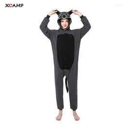 Thuiskleding Xcamp Sleepwear voor vrouwen Winter Pyjama's schattig dier uit één stuk ondergoed nachtkleding ondergoed