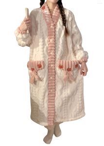 Vêtements à domicile yaomei 2-en-1 mens femme robe de chambre peignoir pyjamas inférieur 2pcs