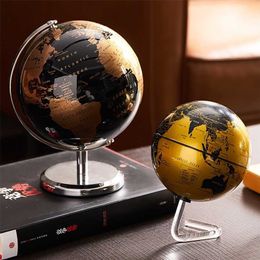 Home Decor accessoires Retro Wereldbol Leren Kaart Desk Decoratie Accessoires Geografie Kinderonderwijs 211029