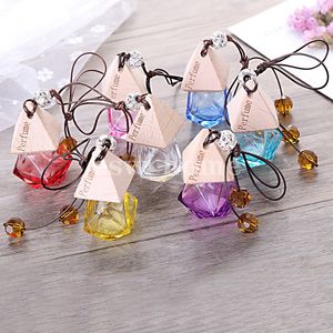 Bouteille de parfum de voiture, pendentif, diffuseur d'huile essentielle, sac, ornements de vêtements, désodorisant, bouteilles en verre vides, décoration de maison