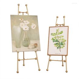 Home Decor Europese stijl IJzeren Oil Painting Easel Volwassen Po Frame Vloer Stand Display Poster Bracket Wedding